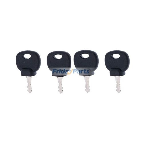 Compactor Key Guard 4Pcs Ignition Keys 14707 8035807 for Bobcat Forklift Bomag Compactor ...