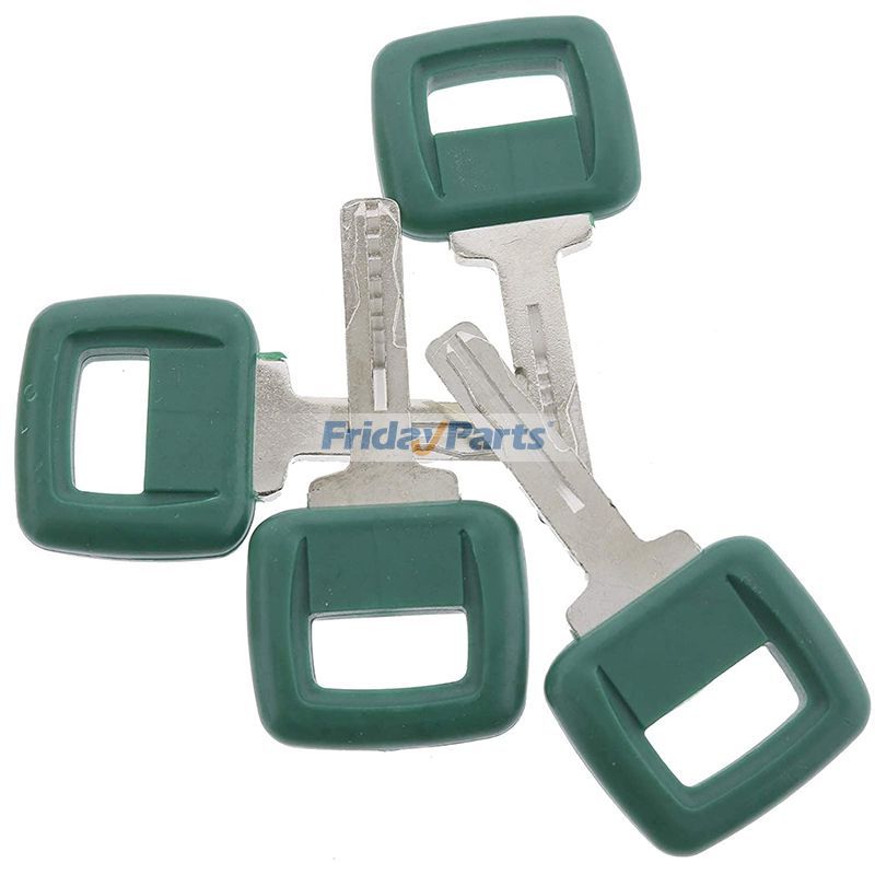 Loader,Truck 4Pcs Laser Cut Ignition Key Haul Heavy Equipment