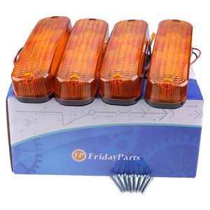 Lot de 4 feux clignotants à LED pour cabine AR60250 pour John Deere 4040 4240 4440 4640 4840 4030 4230 4430 4630