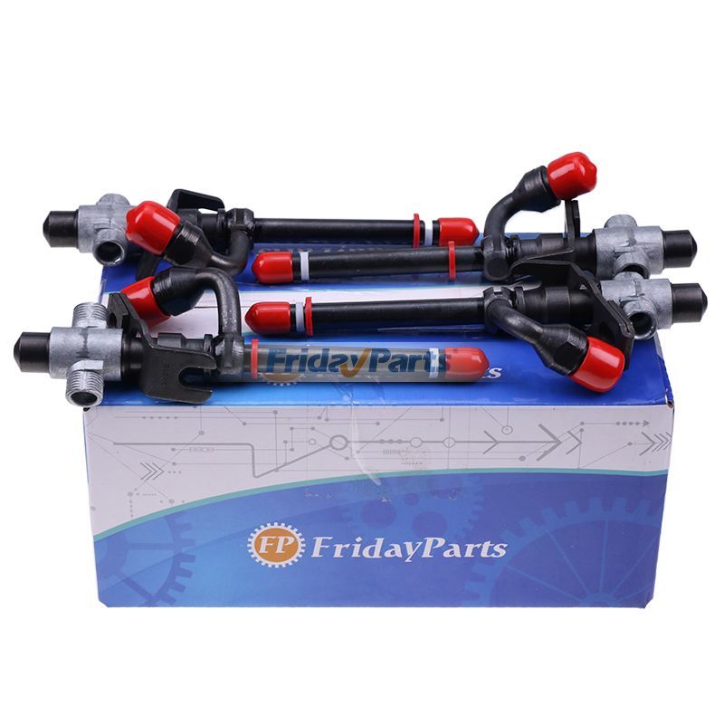 4PCS Pencil Fuel Injector RE507766 RE531436 38416 for John Deere 4045D 4045T 6068D 3215 3220 6715 6020 6120 6220 6320 6420 6520 6620 6120L