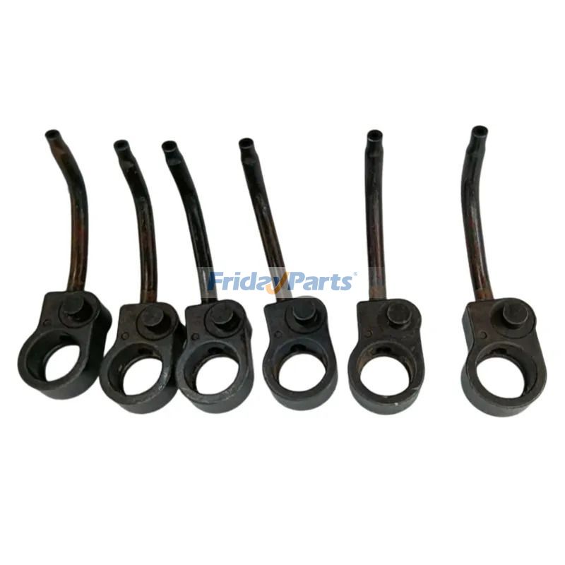 FridayParts 6-teiliges Kolbenkühlungsöl-Jet JS330 JS330XD JS290 JS360