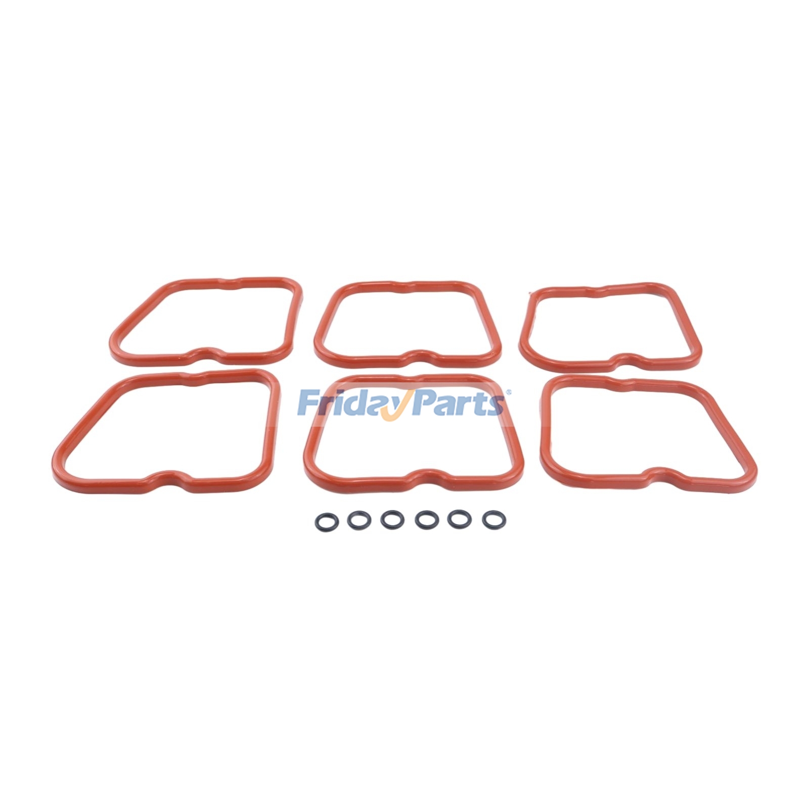 6Pcs Rocker Cover Gasket 2852033 for Kobelco Excavator ED195-8 SK170-8 SK210-8 SK210LC-8