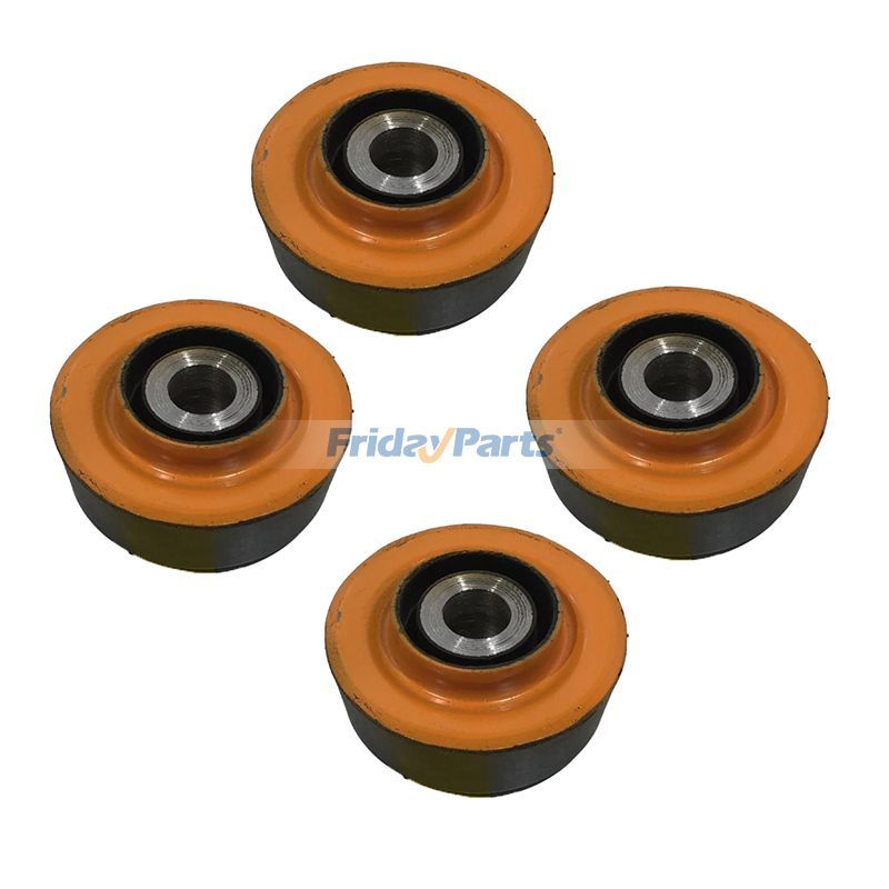 4 Stück Gummi 4696645 für Isuzu Motor 6HK1 John Deere Bagger 345P 345GLC