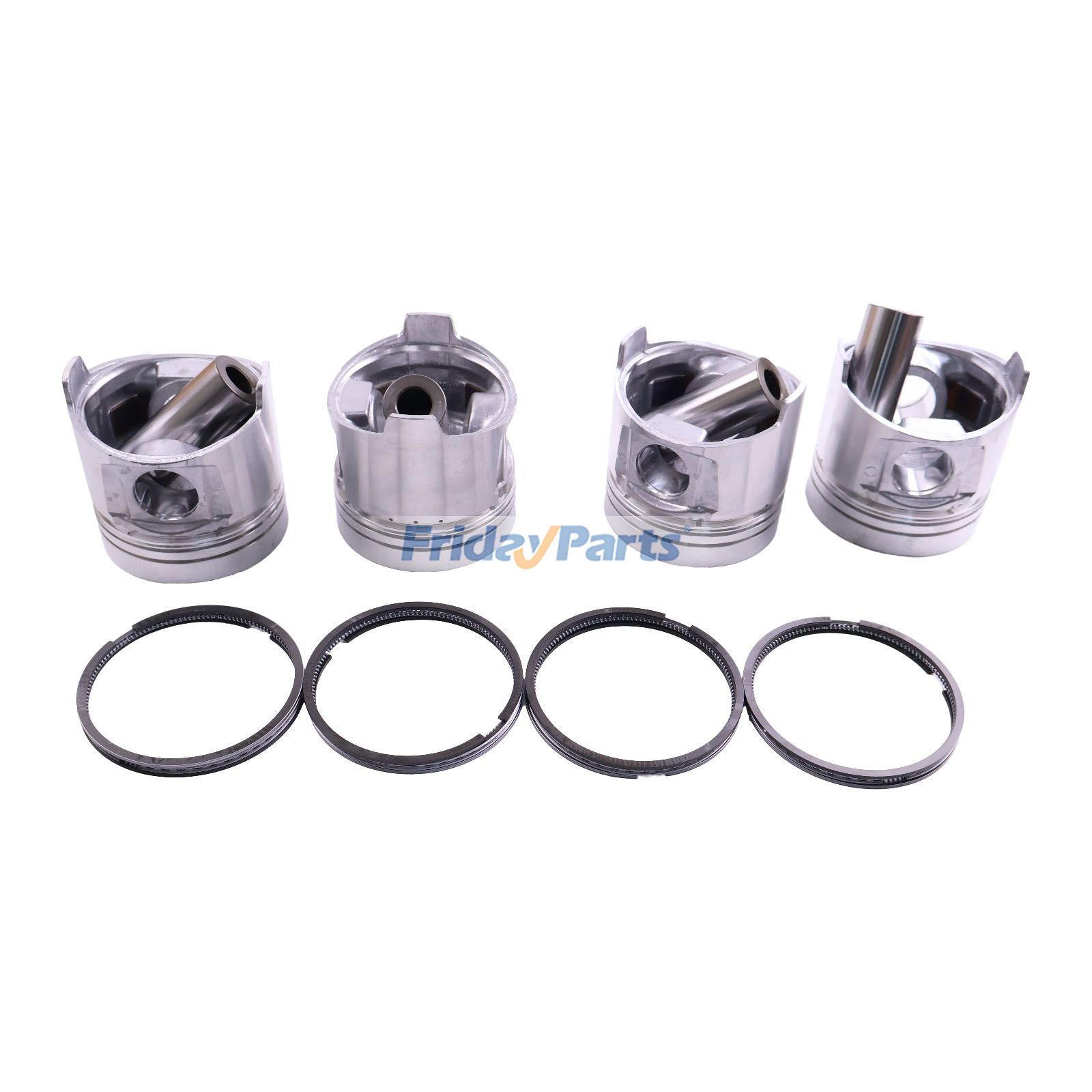 Kit de piston standard avec segment pour moteur Komatsu 4D95L-1 4D95L-1FF 4D95LE-1B