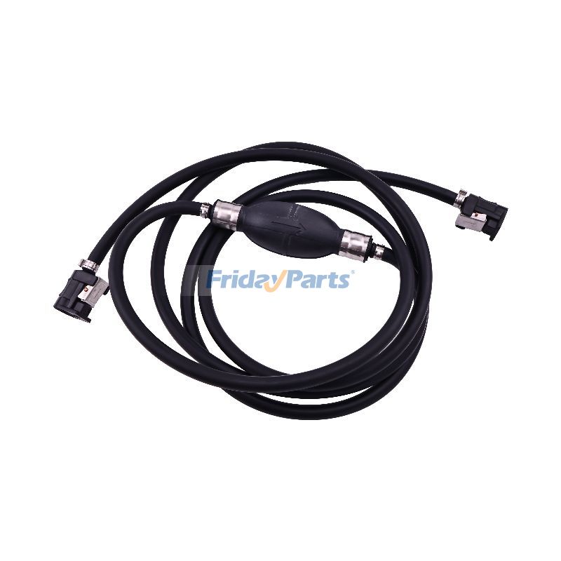 Tuyau de conduite de carburant 5/16" avec poire d'amorçage et connecteur 61J-24306-04-00 6Y1-24306-55 pour moteur hors-bord Yamaha 4HP 200HPpour