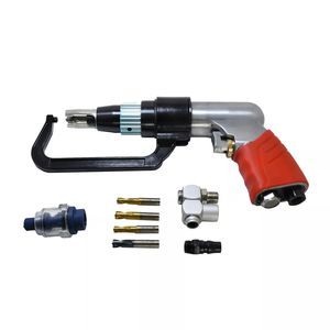 Kit de coupe-soudure pneumatique par points avec forets de 6,5 mm, 8 mm, 5/16" et 1/4" pour le retrait de tôles et de panneaux en acier automobiles
