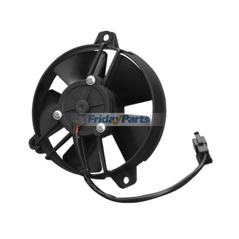 Replacement for Spal 30103013 VA31-A101-46S 12V 307CFM 5.20" Low Profile Pusher Fan with Paddle Blades