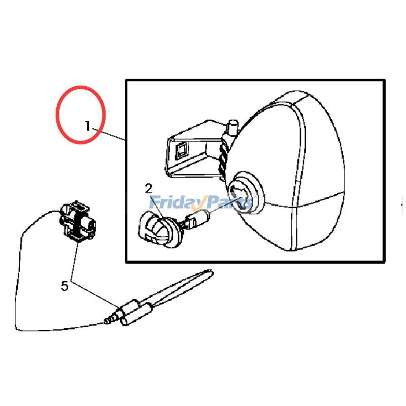 5,75" 39W Fluter für Johe Deerefür Traktor