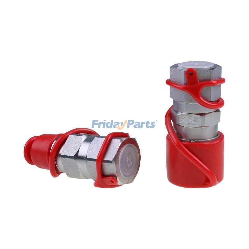 BOBCAT用用5/8" SAE フラットフェイス油圧クイックコネクトカプ​​ラセット、ボブキャット スキッドステアローダー用 463 553 773 753 763 853 7753