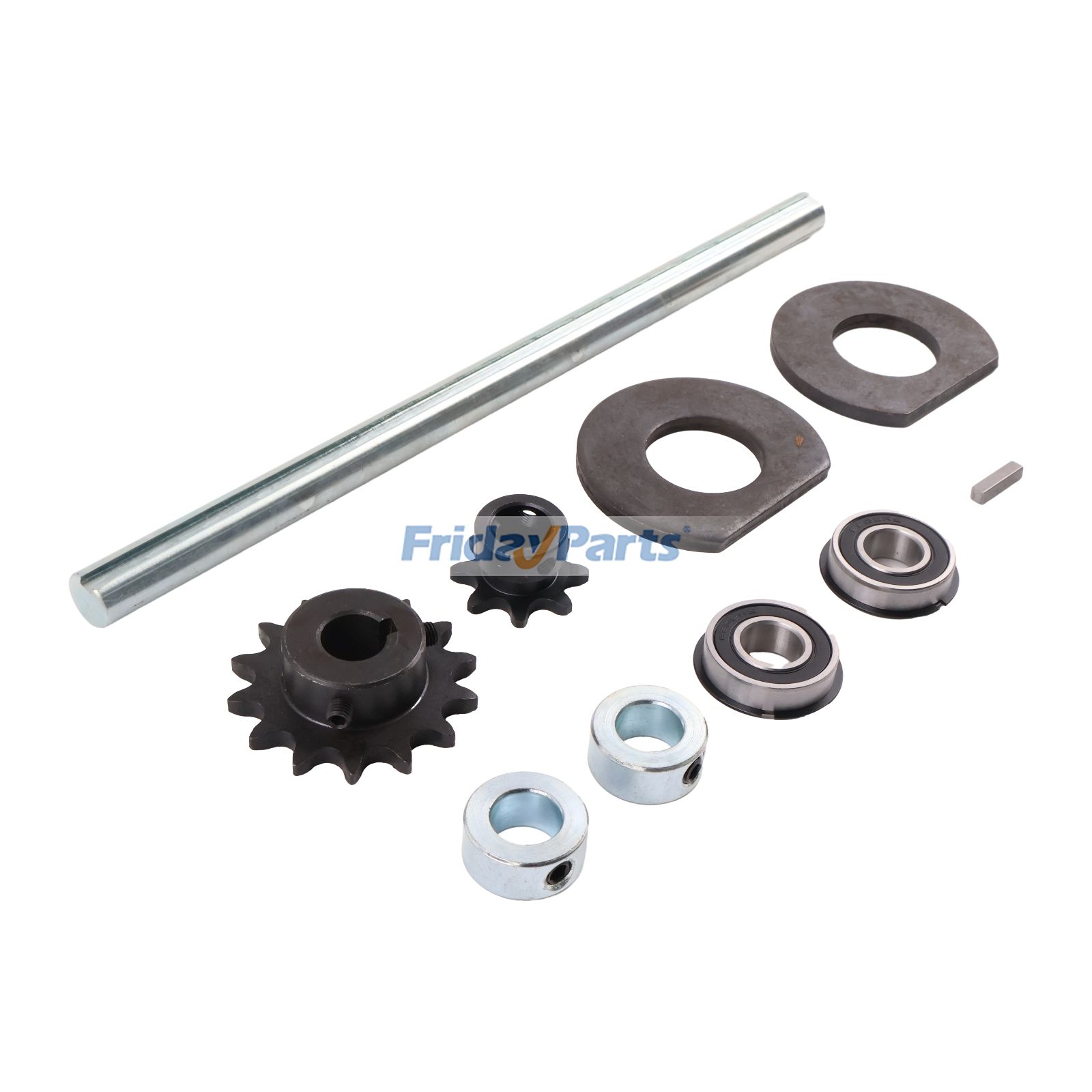 5/8" x 12" Komplettes Zwischenwellen-Kit für Go-Kart-Wagen/Mini-Bike mit 400 410 420 Ketten