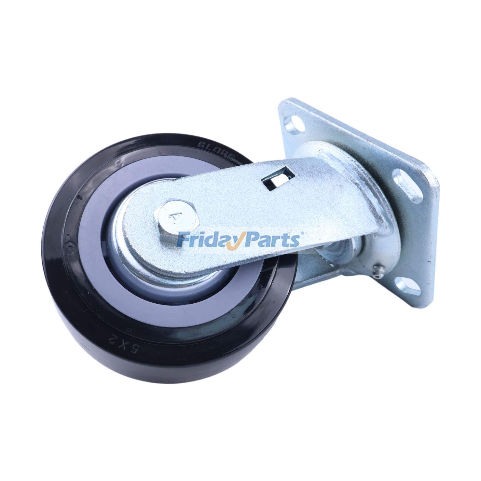 Rueda giratoria de 5" 1049046 para fregadora de pisos Tennant 5680, 5700, 6100E, 6200E, 7100, 7200, T600, T15, T16, barredora S10 de FridayParts