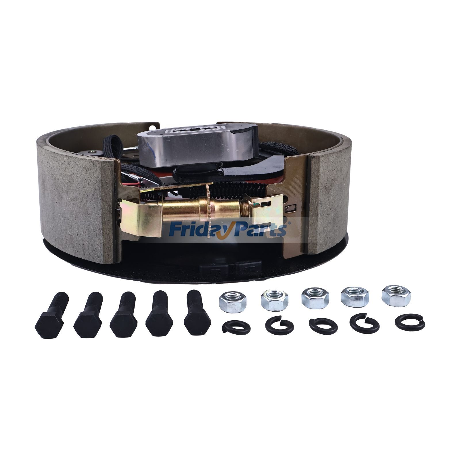 他ブランド用用5穴電動バックプレートブレーキセット 023-434-00 023-435-00 高品質 H & H JJ Lippert トレーラー用