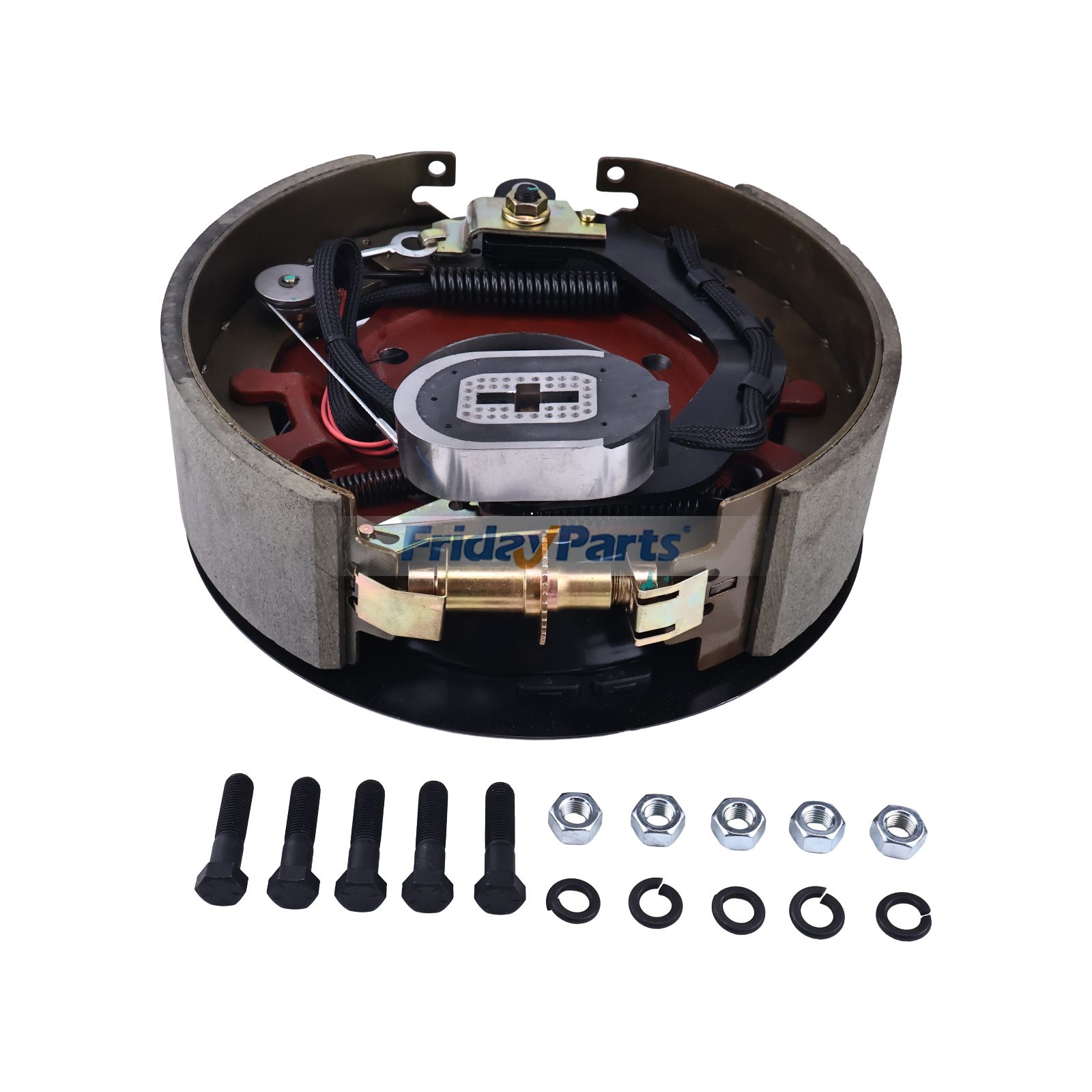 5穴電動バックプレートブレーキセット 023-434-00 023-435-00 高品質 H & H JJ Lippert トレーラー用