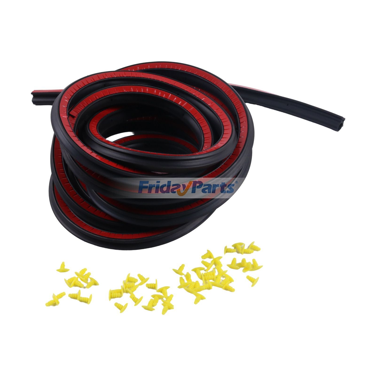 Cab Door Rubble Weatherstrip Seal for Dozer,Excavator,Skidder,Tractor,Heavy-Duty UTV