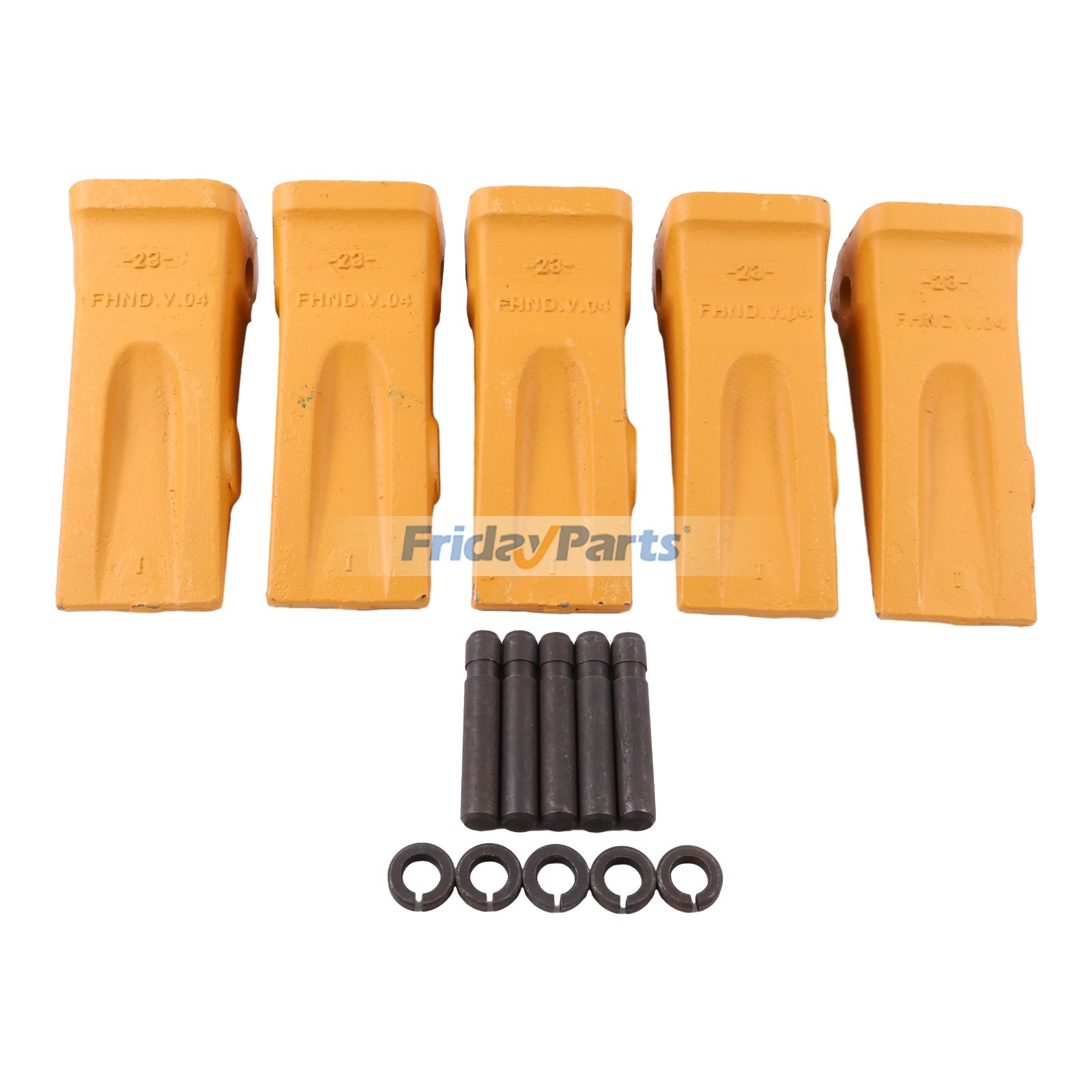 Dents en godet avec goupille et dispositif de retenue de FridayParts