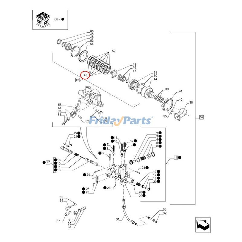 トラクター 5 PCS 52T クラッチプレート 120A 125A 130A 140A