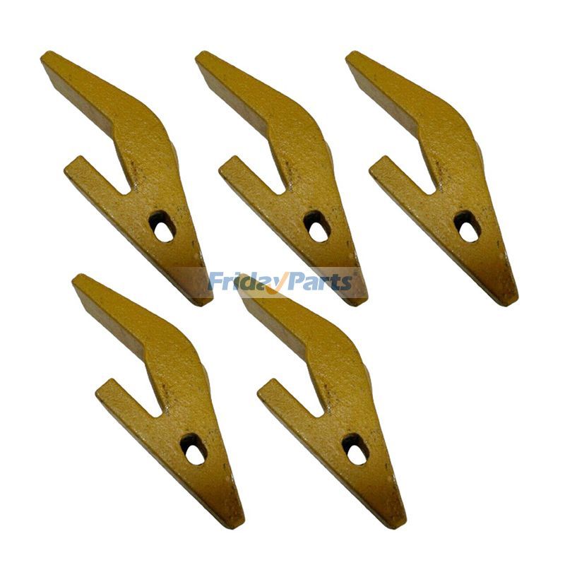 5 Pcs Bucket Tooth Adapter U43792 2740W23 for John Deere 4039 4045 6068 Excavator 230CLC 240DLC 270DLC 380GLC