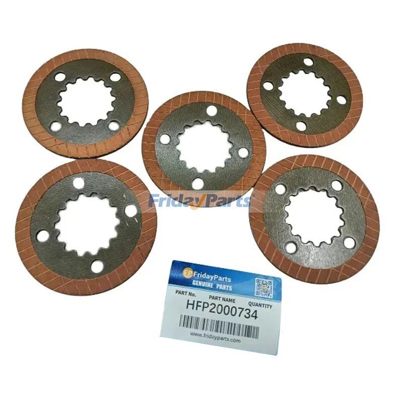5 Pcs Friction Plate 3064192 for John Deere Excavator 190 290D