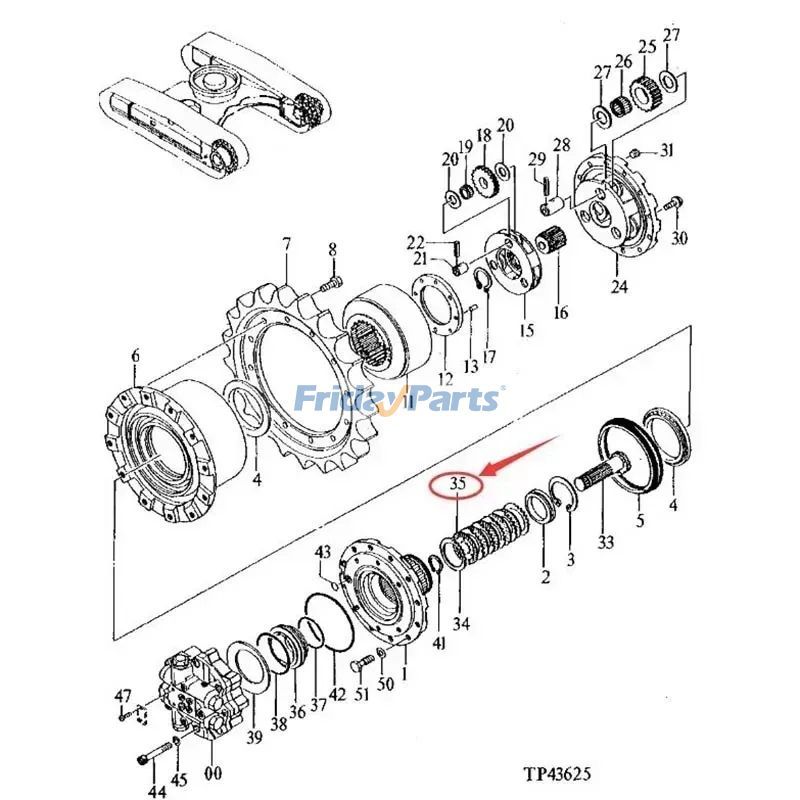 Engine,Excavator 5 Pcs Friction Plate