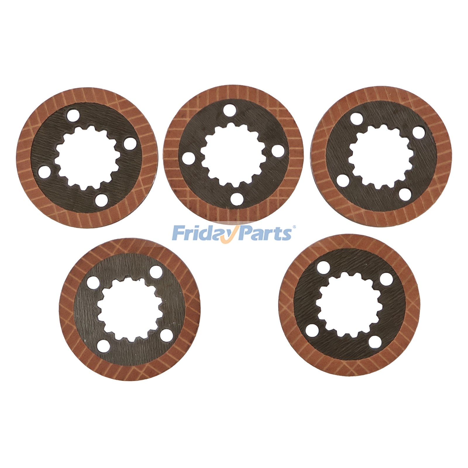 5 Pieces Friction Plate 3064192 AT164170 for John Deere Excavator 190E 290D