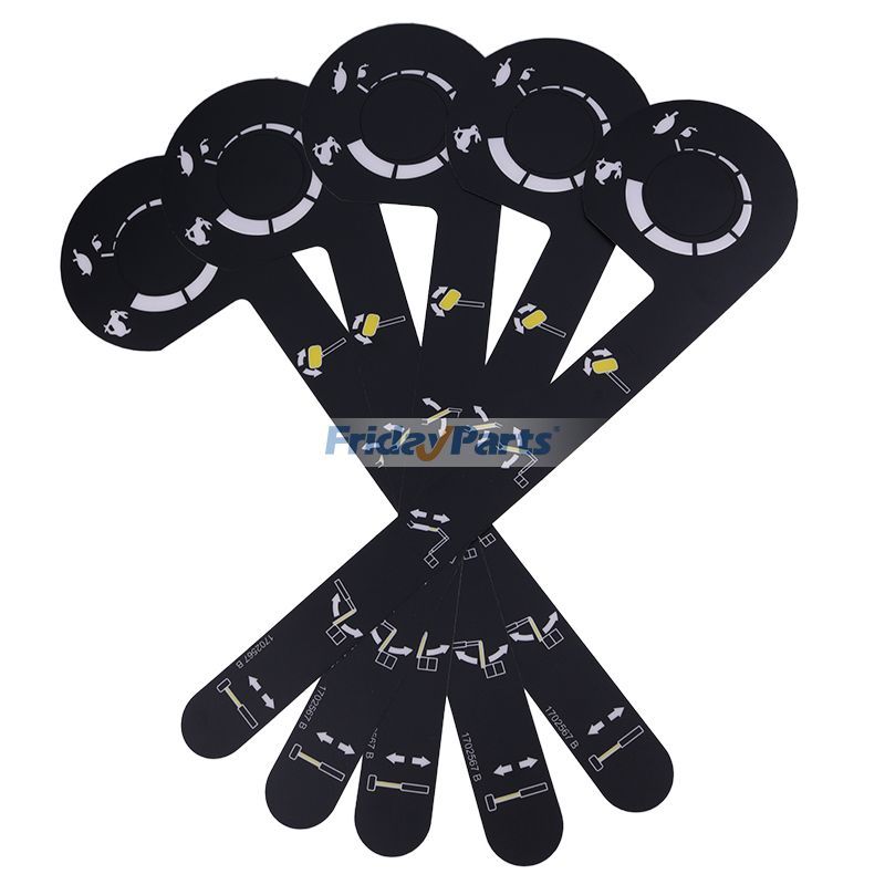 JLG用用5 PCS 機能スピードデカール 1702567 JLG ブームリフト 600S 600SJ 660SJ 680S 800S E600 800A E400A E450AJ 用