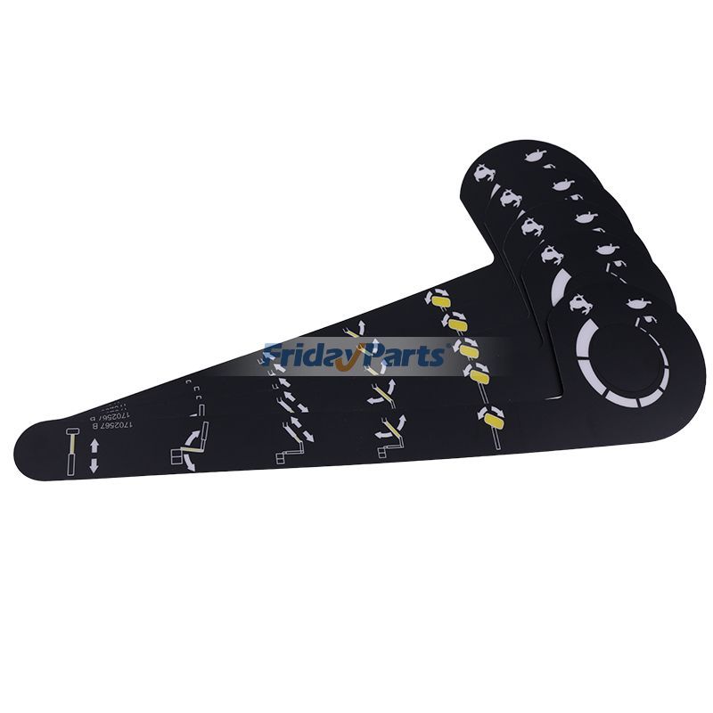 JLG用5 PCS 機能スピードデカールブームリフト