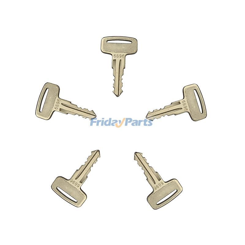 5 PCS Ignition Key 6896 160431 0160431 for Manitou Clarke Linde Polaris Landpride Zero Wacker Neuson