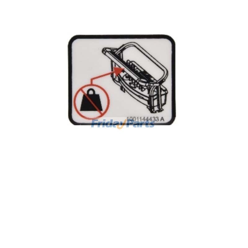 5 PCS No Weight Decal 1001144433 for JLG Boom Lift 400S 460SJ 1200SJP 300A 800A 800AJ 600A