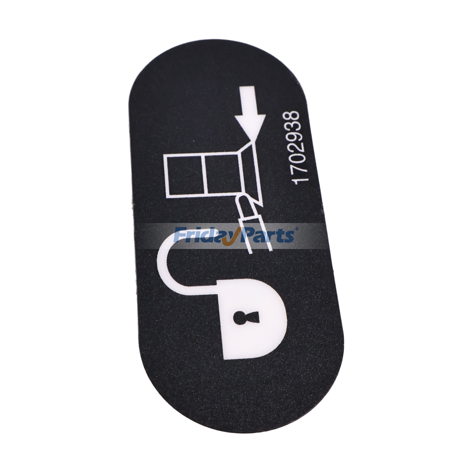 Soft Touch Override Decal for Aerial Work Platforms