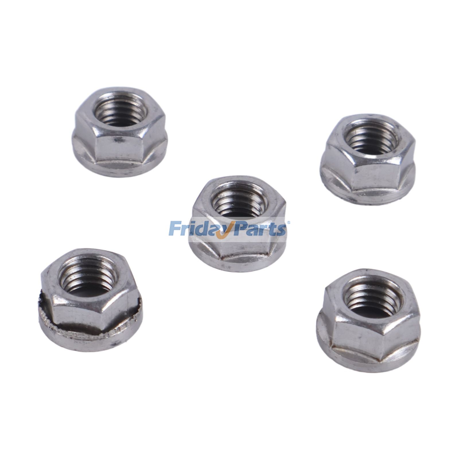 5 Pieces Turbocharger Mounting Nut 3818824 for Cummins Engine 4BT 6BT 6CT B4.5 B5.9 B6.7 ISBE ISB5.9 ISC8.3 ISL8.9 ISL9 L10 N14 ISF3.8 ISF4.5