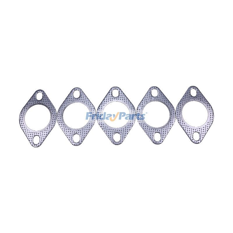 5 peças 2 polegadas 51mm encaixe universal junta de flange de exaustão de alta temperatura para Gerador,Marítimo ,Motoniveladora,Caminhão