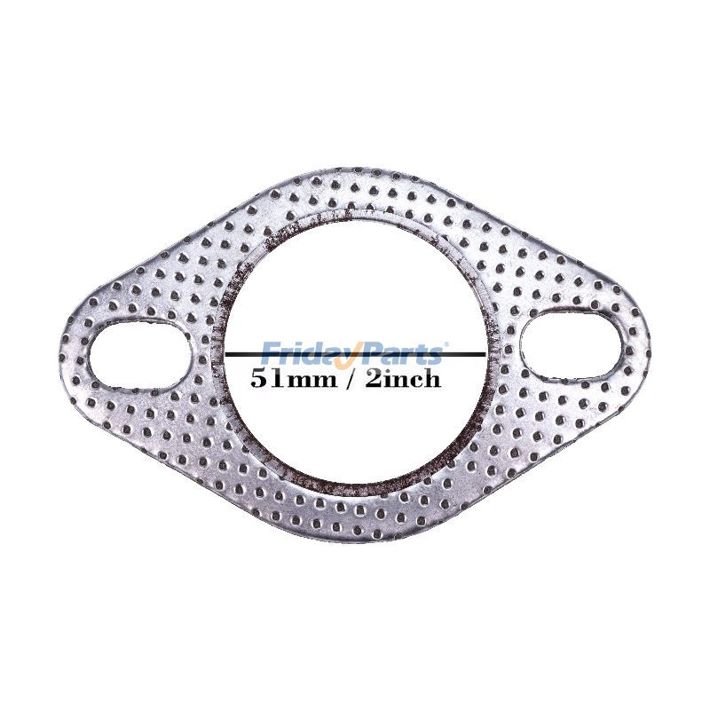 5 peças 2 polegadas 51mm encaixe universal junta de flange de exaustão de alta temperatura FridayParts