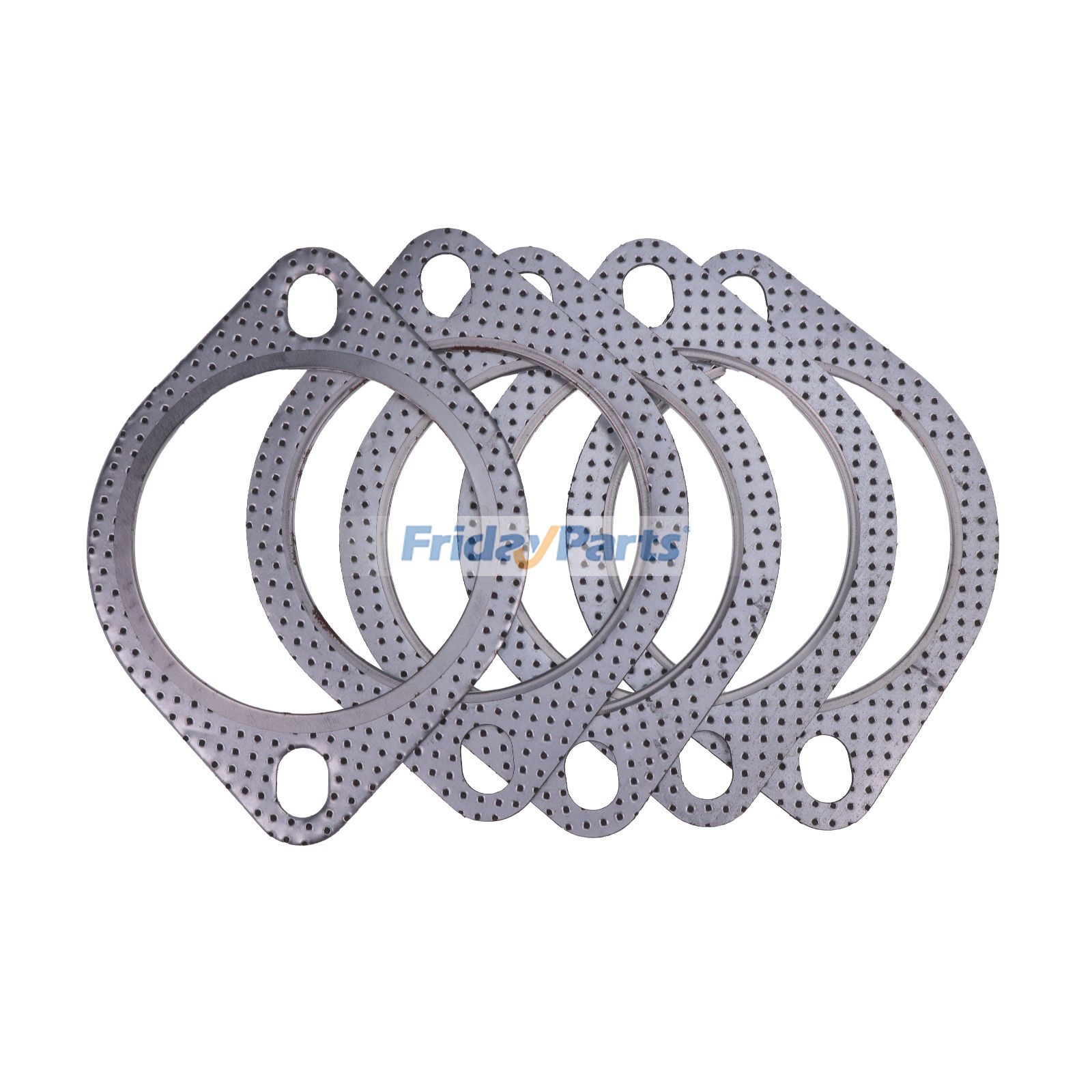 他ブランド用用排気ターボダウンパイプキャットバックヘッダー用 3インチ 2ボルトフランジガスケット 120-07610-0005 5個