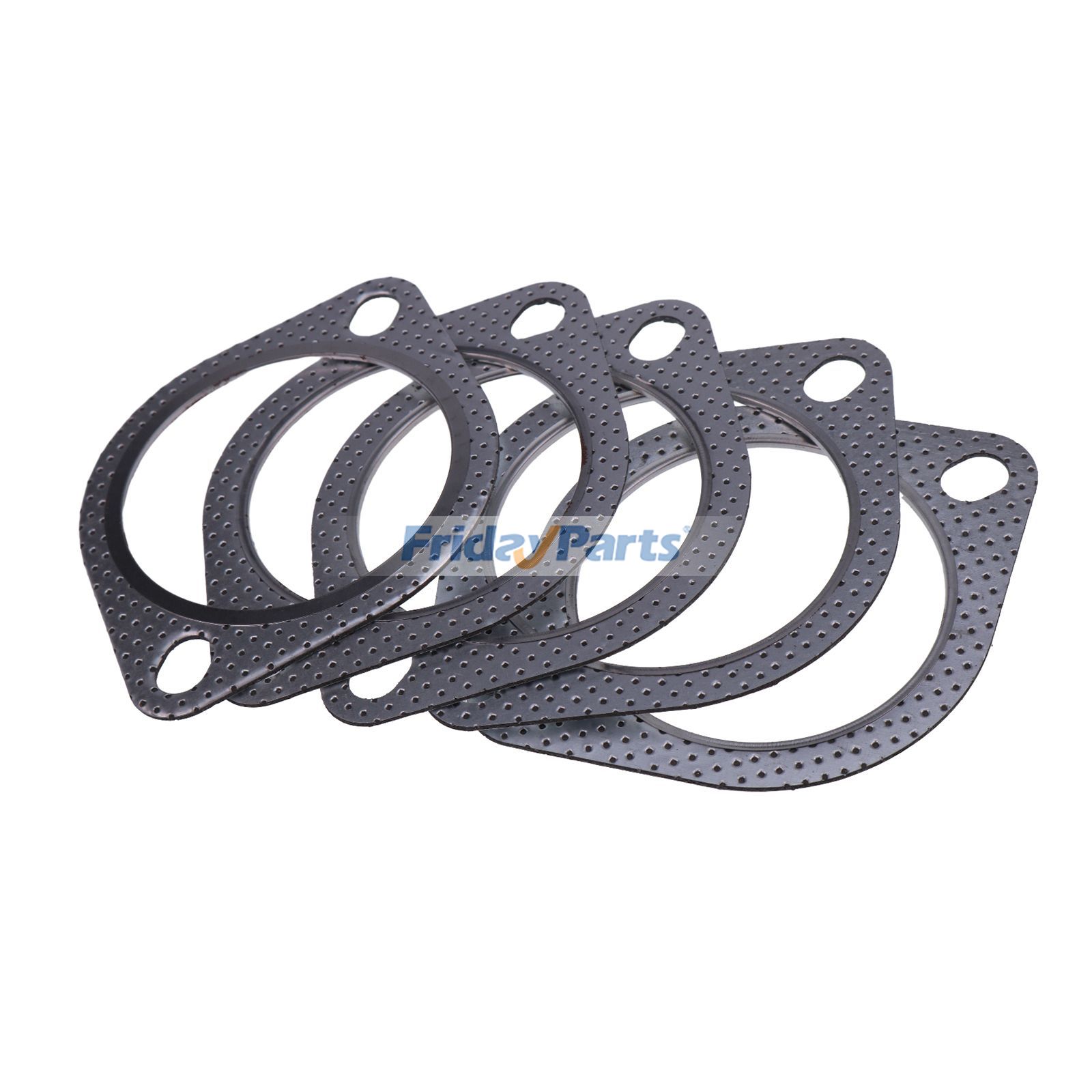 排気ターボダウンパイプキャットバックヘッダー用 3インチ 2ボルトフランジガスケット 120-07610-0005 5個