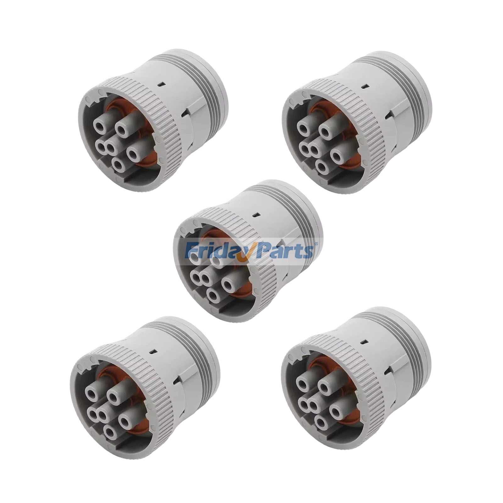 5 pezzi Connettore circolare a 6 posizioni 77363233 HD16-6-96S per piattaforma aerea JLG 340AJ 450AJ 460SJ 600AJ 660SJ 800AJ 1200SJP 1250AJP 1350SJP 1500SJ