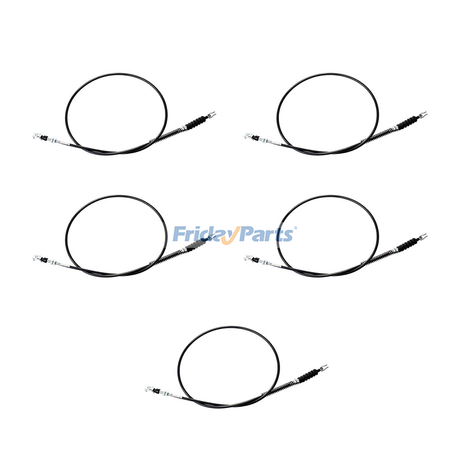 5 Pieces Accelerator Cable 22U55-22102 for Isuzu Engine C240 TCM Forklift FD20T3Z FD25T3Z FD30T3Z