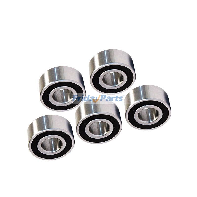 5 Pieces Aftermarket Timken 5207-2RS 35*72*27mm Double Row Seal Ball Bearing for Vehicle Harvester