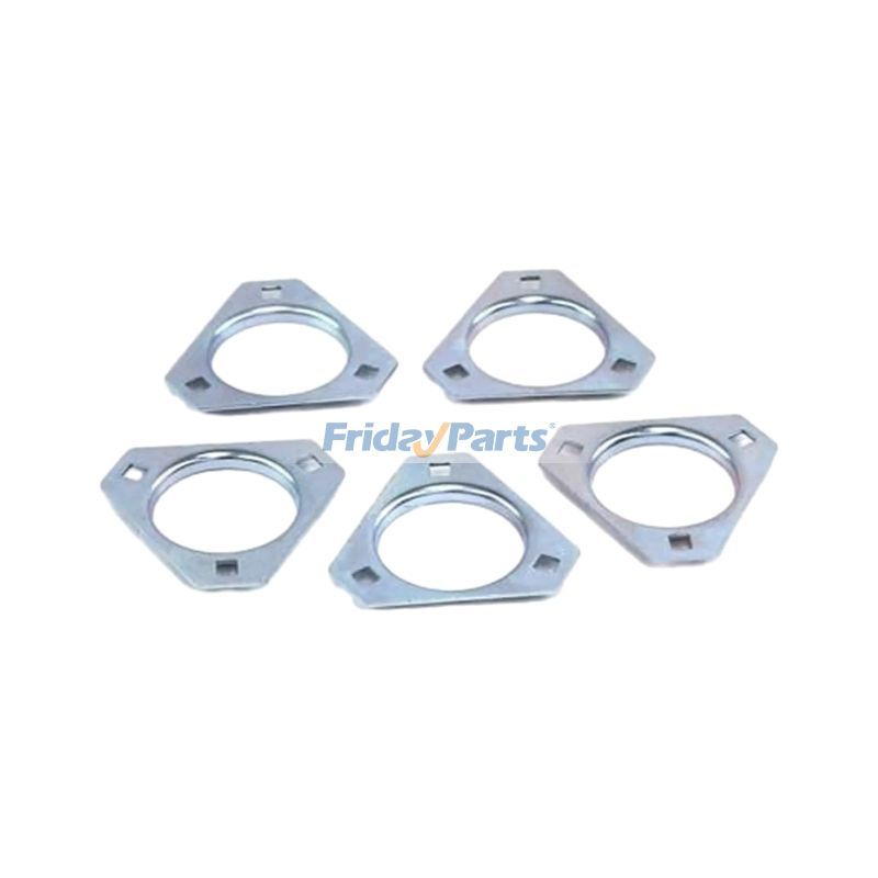 ボブキャット スイーパー アタッチメント フレーム接続チューブ用 ブラシ フランジ 5 個 6599441