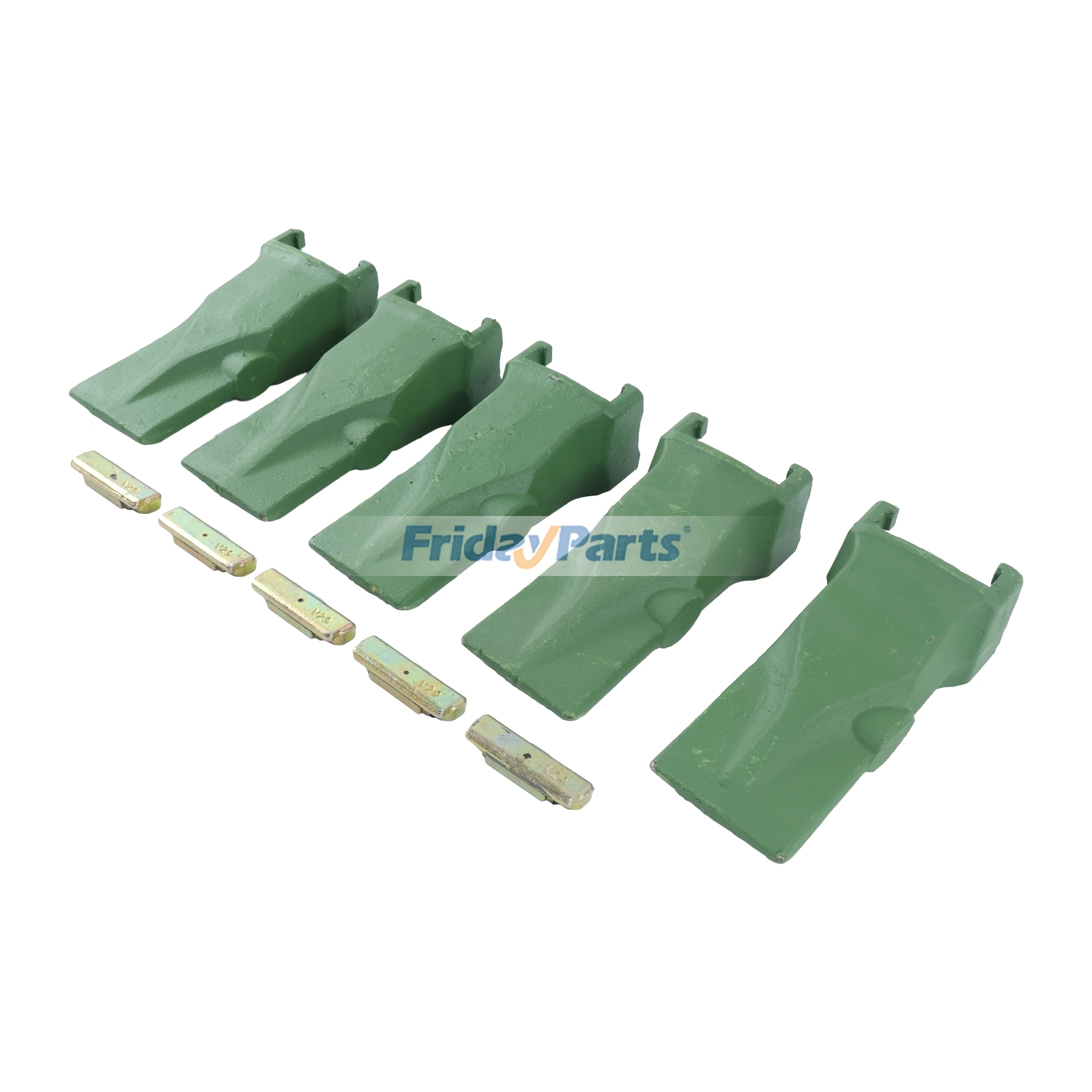 5 Pieces Bucket Digging Teeth V29SYL with Flex Pin V29PN for Excavator