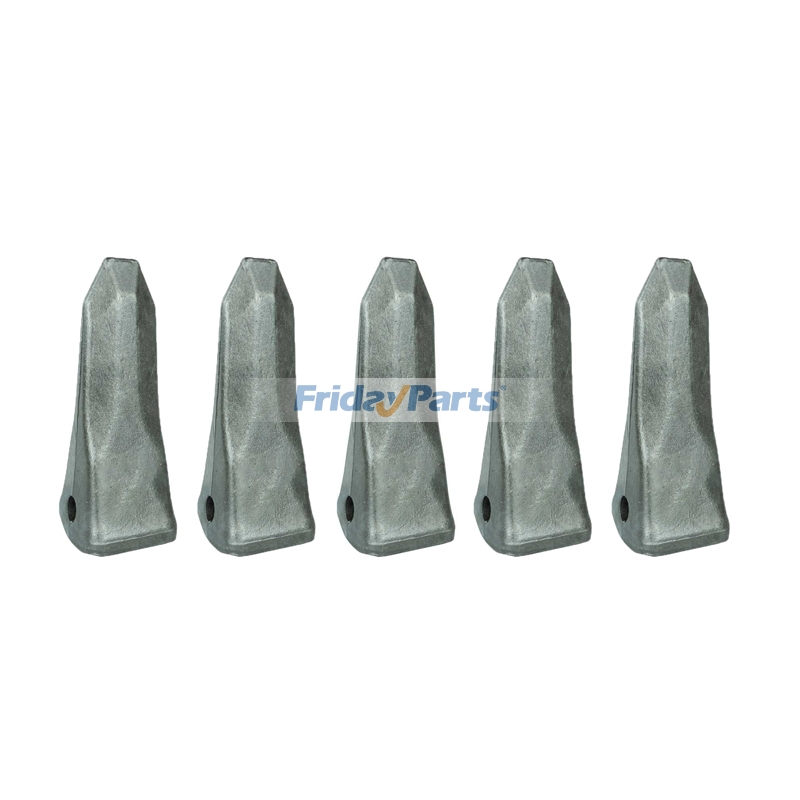 5 Pieces Bucket Rock Tooth VOE14530544 for Volvo Excavator EC290B EC240B EC210C EC240C EC290C FC3329C ECR235C ECR305C EC210B EC200B EC220D EW205D EC200D EC210