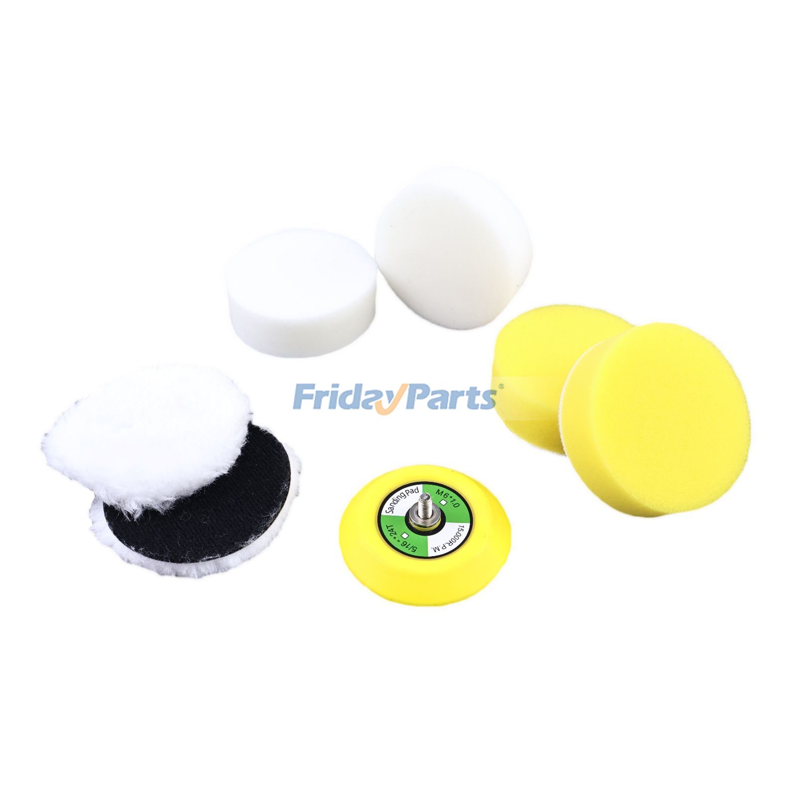 Electric Tool Accessory Pack Kit 49-36-2438 for Milwaukee M12 Spot Polisher Sander