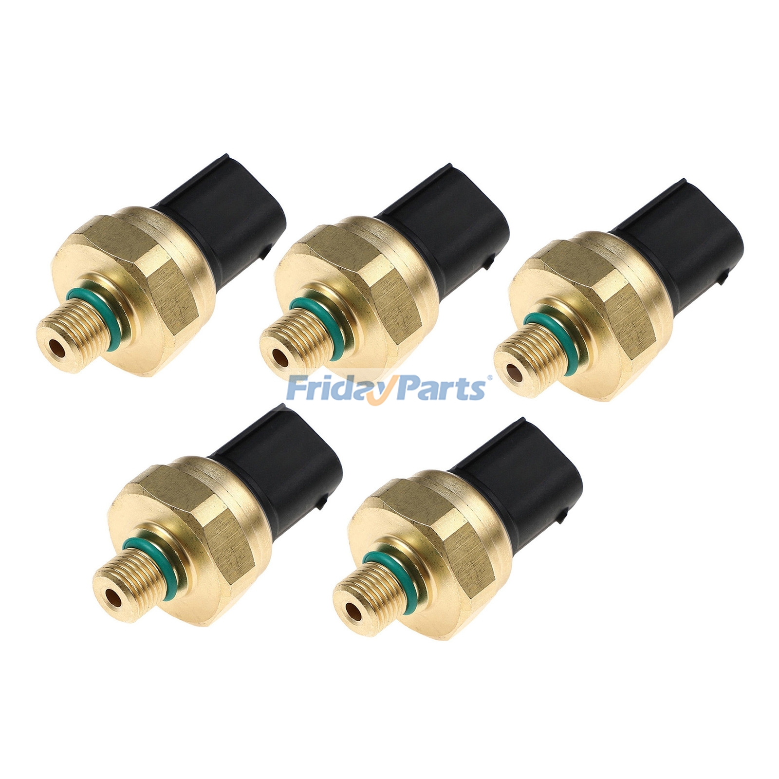 5 sensores de presión del riel de combustible 8W83-9F972-AA para Ford Edge, Land Rover Range Rover Evoque y Volvo S60 2012-2016 L4 2.0L para Vehículo