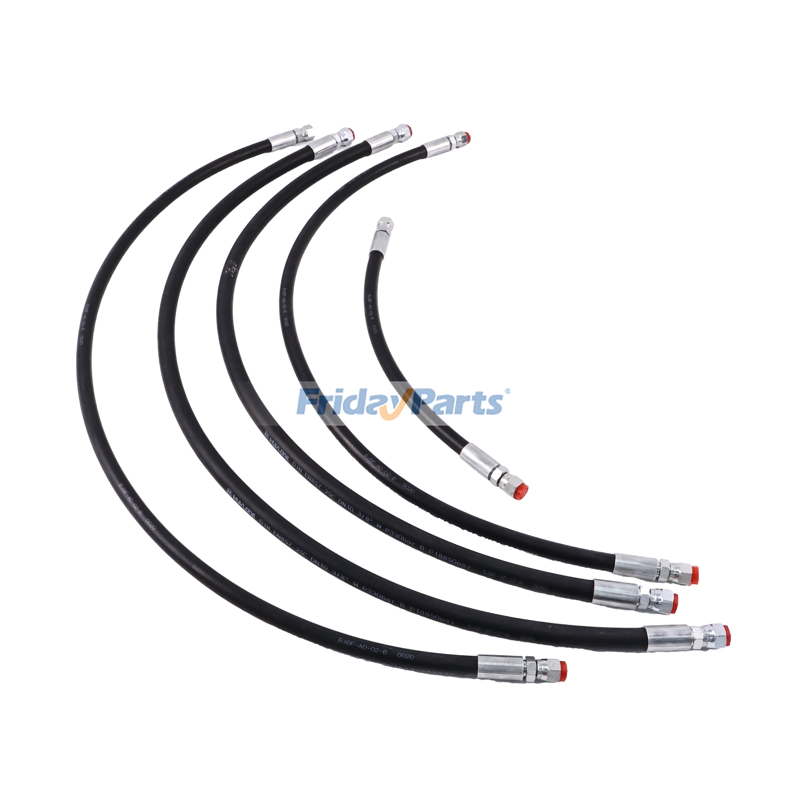 Kit de 5 mangueras hidráulicas para quitanieves Fisher XV2 XtremeV de FridayParts
