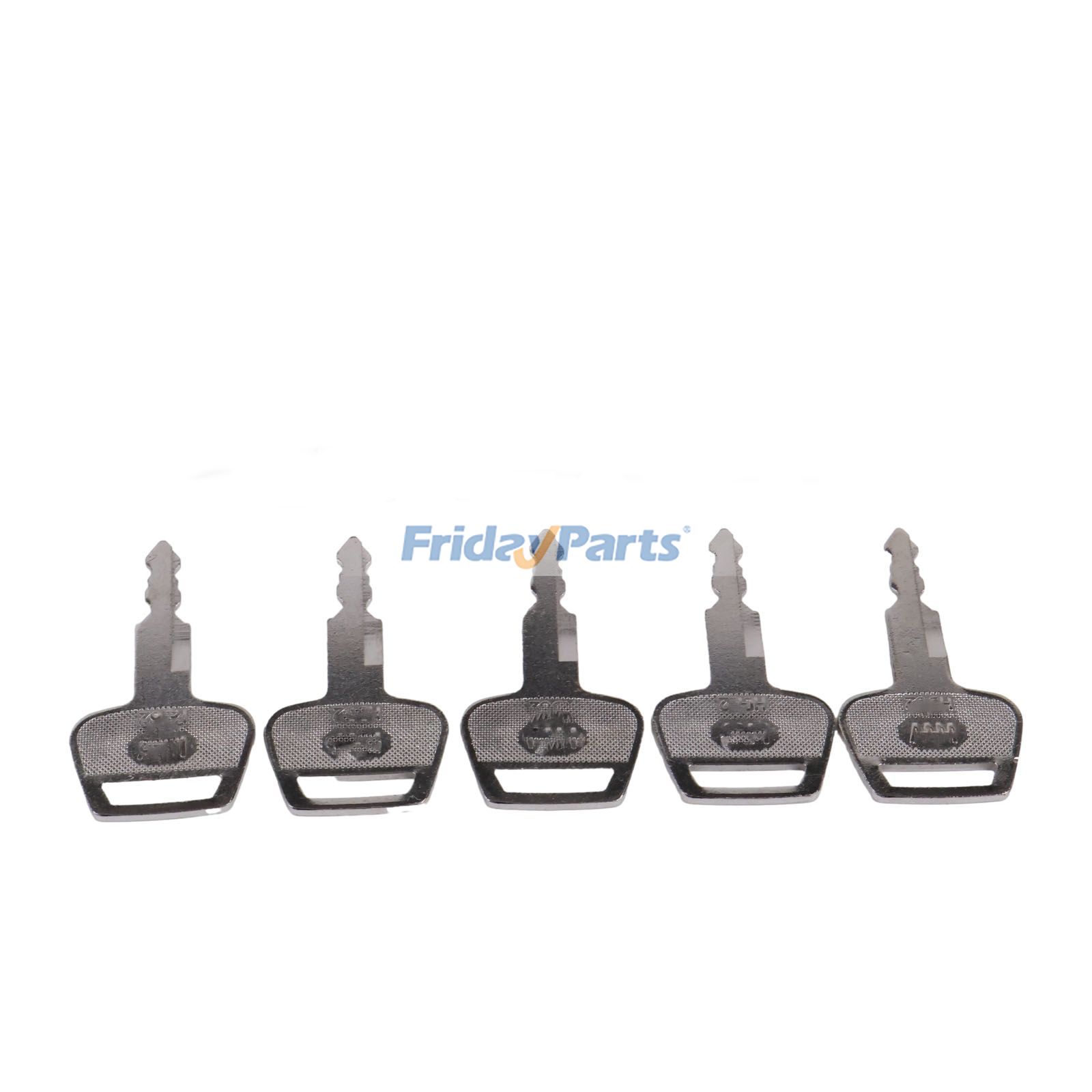 Clé de contact 5 piècespour Pelle,Tracteur