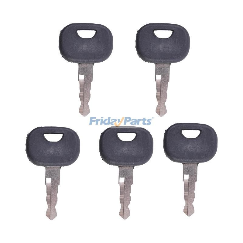 5 Pieces Ignition Keys 202 for John Deere Volvo Heavy Equipment