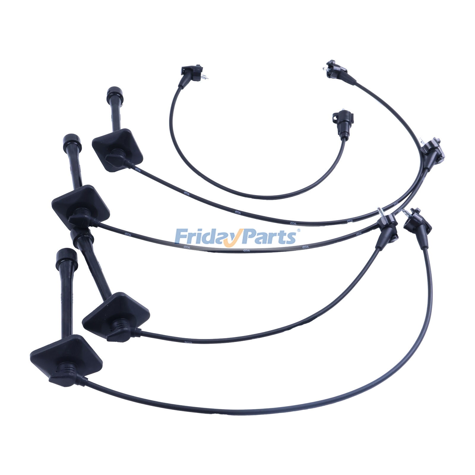 Engine,Vehicle 5 Pieces Ignition Spark Plug Wire