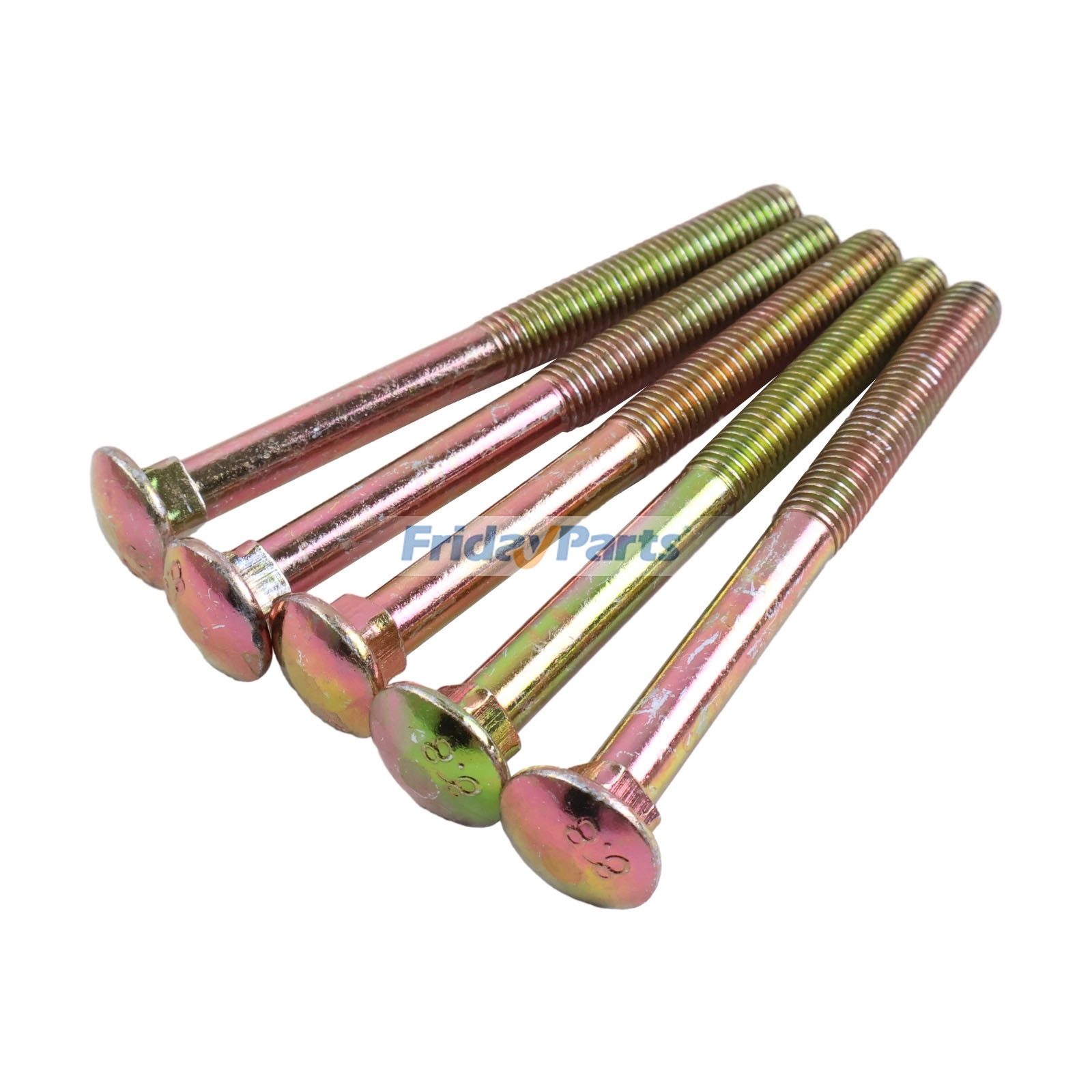 5 Pieces M8x85 Carriage Bolt 2353670 for Claas Tractor Dom 98 108 Mega 204 208 218 350 360 370 Medion 310 320 330 340