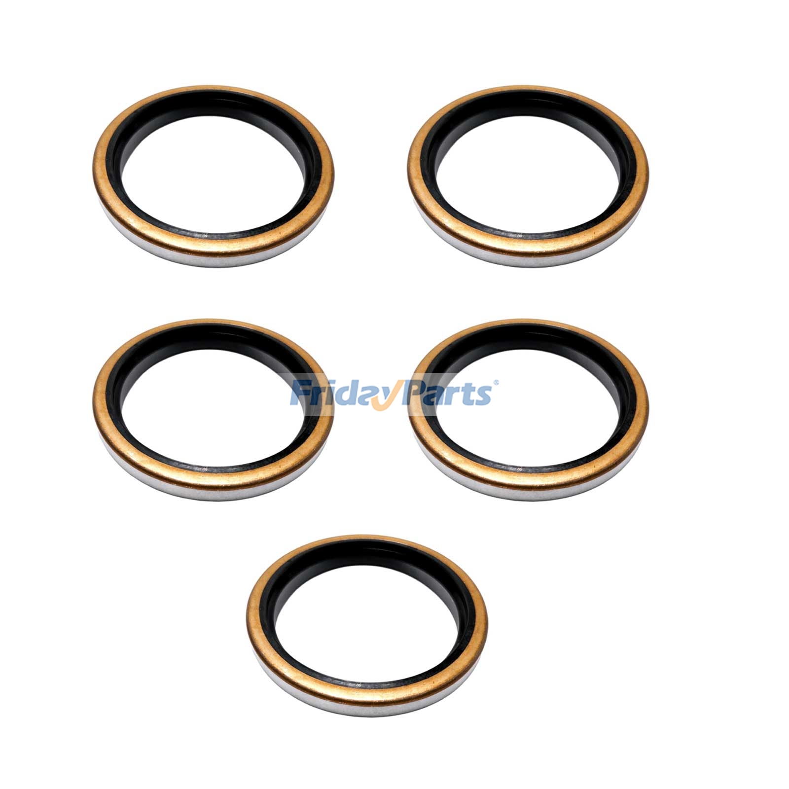 5 Pieces Oil Seal 90310-T0008 for Toyota Engine 1GDFTV 2GDFTV 1KDFTV 2KDFTV 2TRFE Vehicle Fortuner Hilux
