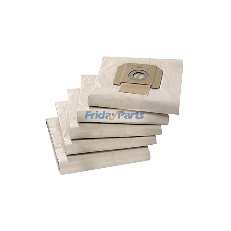 5 Pieces Paper Filter Bag 6.904-285.0 for Karcher Wet And Dry Vacuum Cleaner NT 65/2 NT48 NT50 NT65 NT72 NT75 NT80 NT70