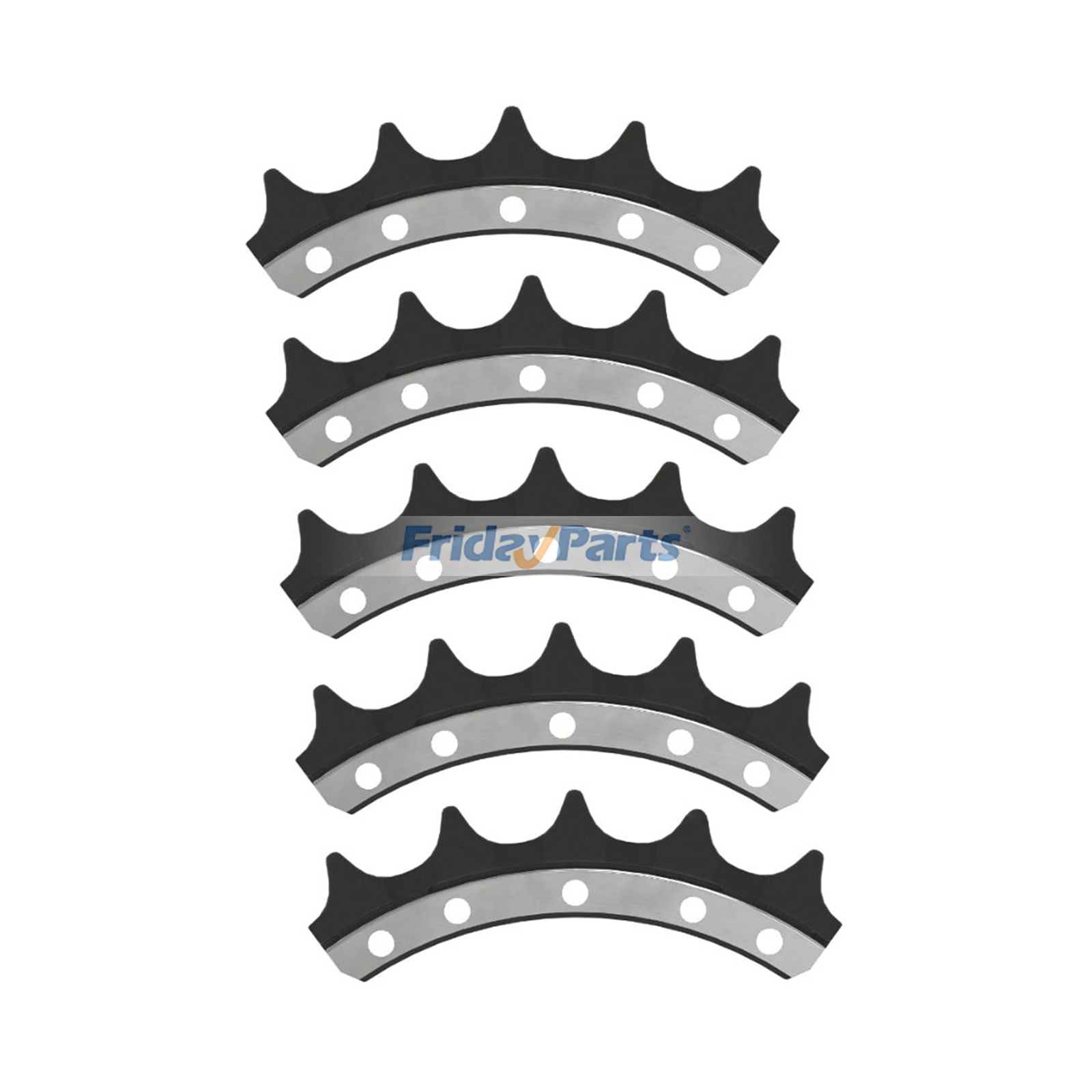 5 Pieces Track Drive Sprocket Segment T369154 for John Deere Engine 6068 6090 Dozer 850P 850J 850J-II 850JR 850K 850L 850X